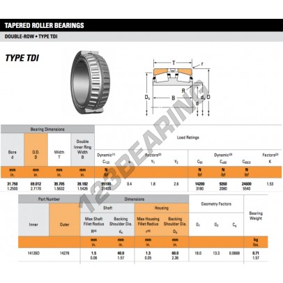 14126D-14276-TIMKEN