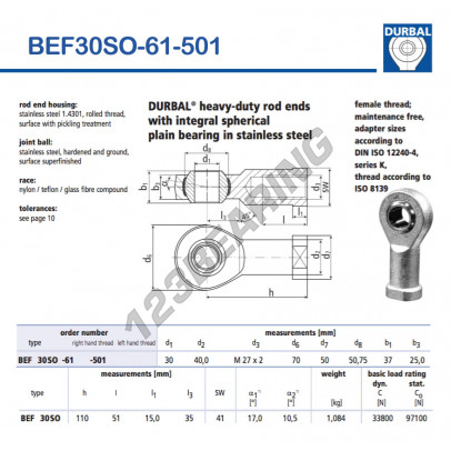 BEF30SO-61-501-DURBAL