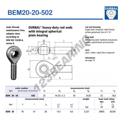 BEM20-20-502-DURBAL
