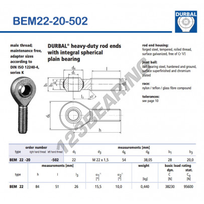 BEM22-20-502-DURBAL