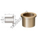 Casquillo bronce con collarín - BFMF36-42-48-3-28