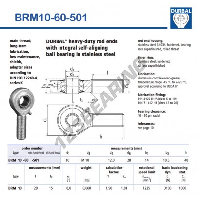 BRM10-60-501-DURBAL