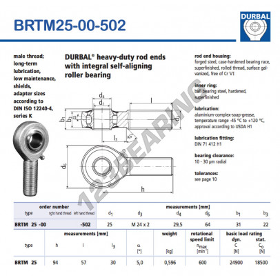 BRTM25-00-502-DURBAL