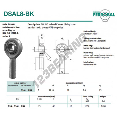 DSAL8-BK-DURBAL