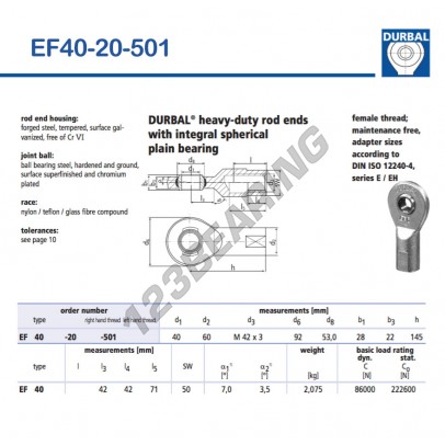 EF40-20-501-DURBAL