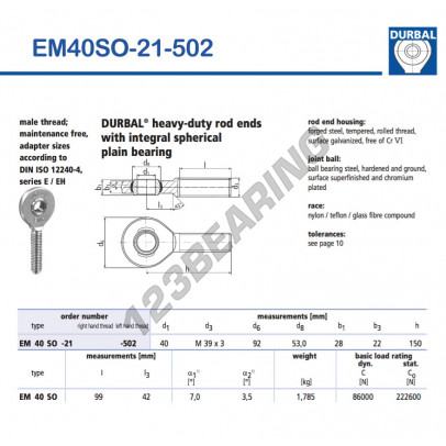 EM40SO-21-502-DURBAL