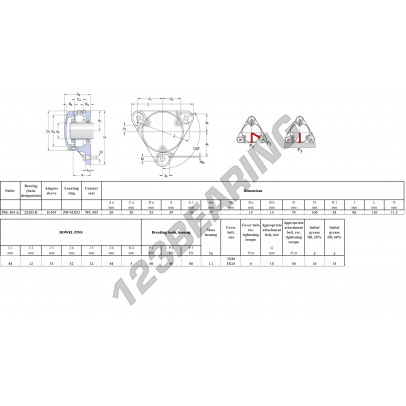 FNL-505-A-22205-K-H305-SKF