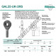 Rótula SA - GAL25-UK-2RS-DURBAL