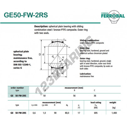 GE50-FW-2RS-DURBAL
