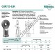 Rótula SI - GIR15-UK-DURBAL