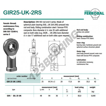 DGIR25-UK-2RS-DURBAL
