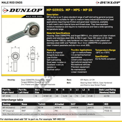 MP-M18-C-DUNLOP