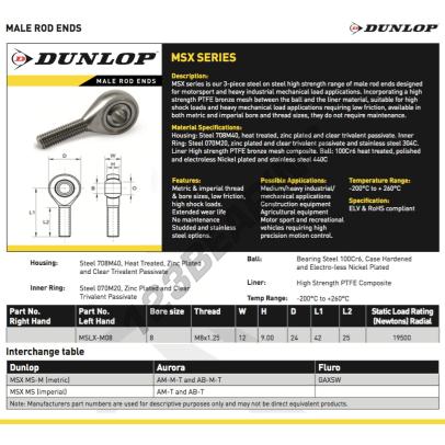 MSLX-M08-DUNLOP