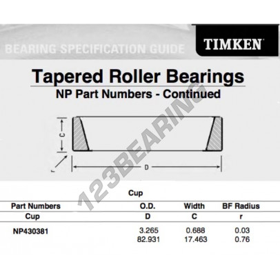 NP430381-TIMKEN