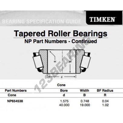 NP654538-TIMKEN