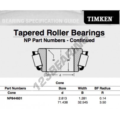 NP844601-TIMKEN
