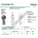 Rótula SI - PHS30M27X2-DURBAL