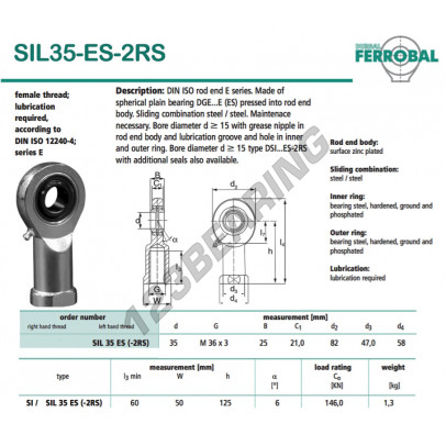 SIL35-ES-2RS-DURBAL