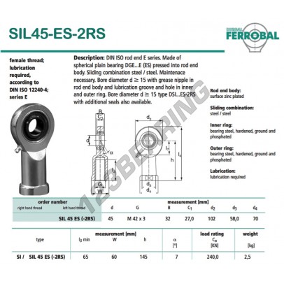 DSIL45-ES-2RS-DURBAL