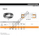 Rodamiento axial de rodillos - T157W-TIMKEN
