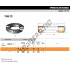 Rodamiento axial de rodillos - T169W-TIMKEN