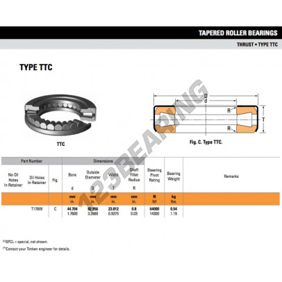 T176W-TIMKEN