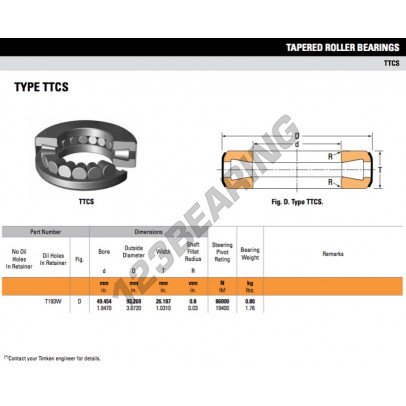T193W-TIMKEN
