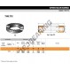 Rodamiento axial de rodillos - T600W-TIMKEN
