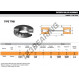 Rodamiento axial de rodillos - T9250FA-TIMKEN